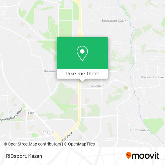 RIDsport map