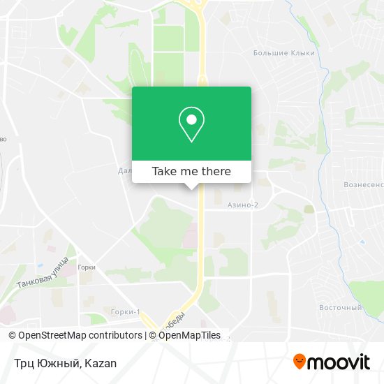 Трц Южный map