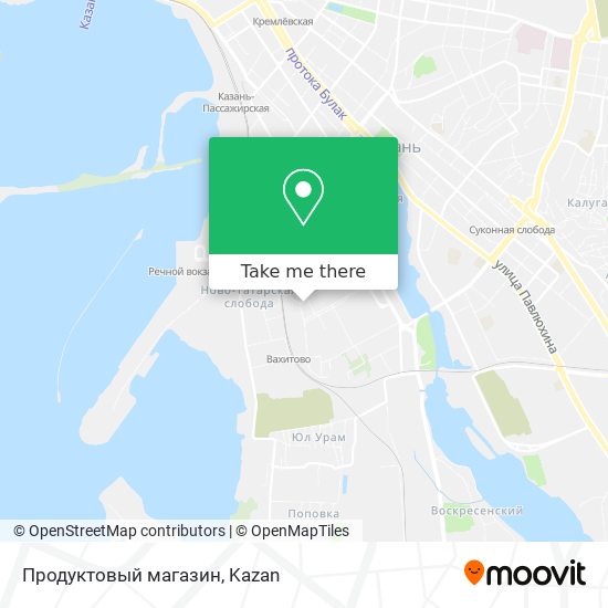 Продуктовый магазин map
