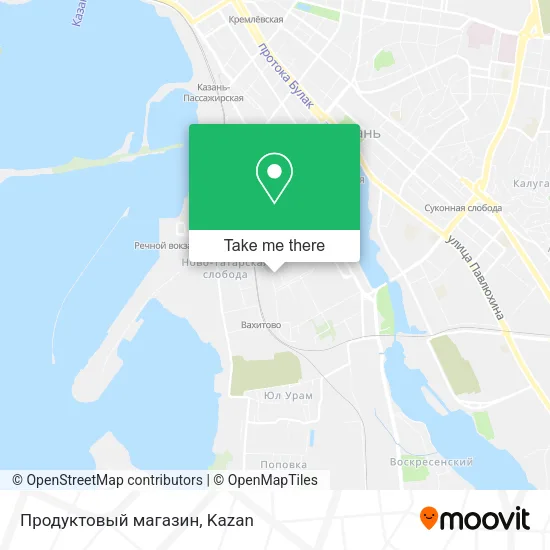 Продуктовый магазин map