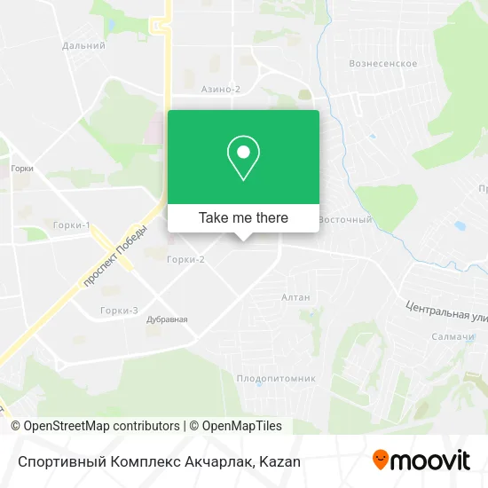 Спортивный Комплекс Акчарлак map