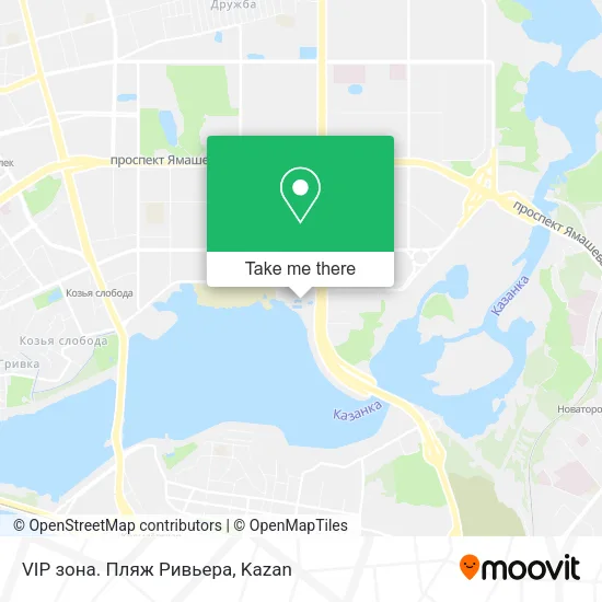 VIP зона. Пляж Ривьера map