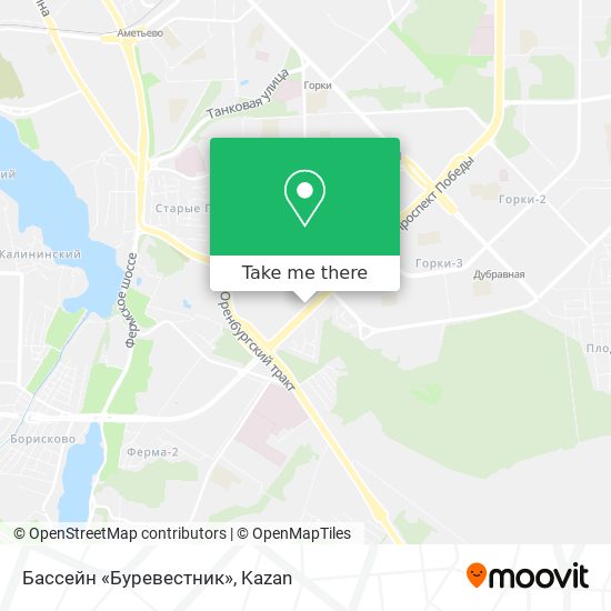 Бассейн «Буревестник» map