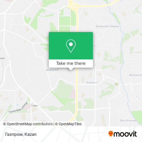 Газпром map