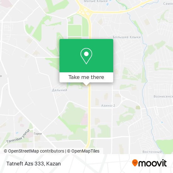 Tatneft Azs 333 map