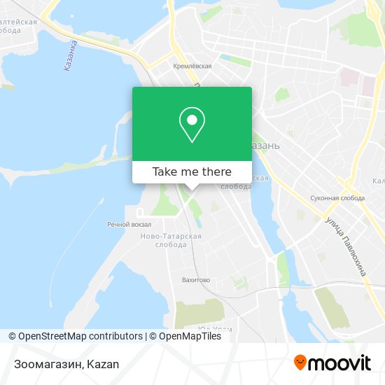 Зоомагазин map