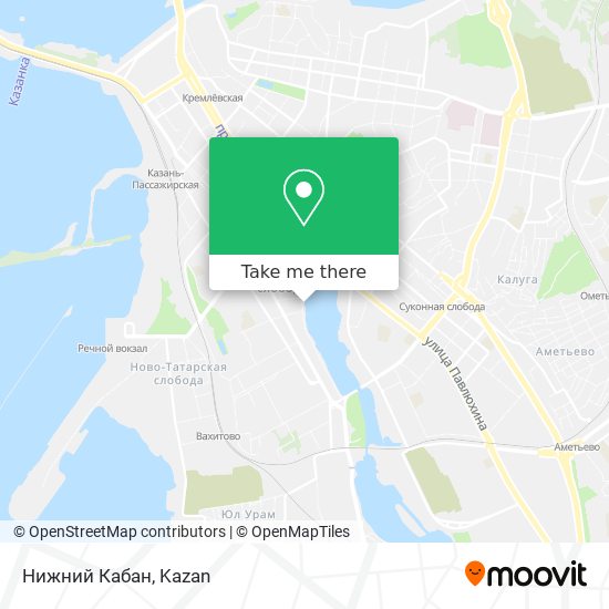 Нижний Кабан map