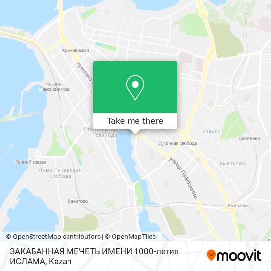 ЗАКАБАННАЯ МЕЧЕТЬ ИМЕНИ 1000-летия ИСЛАМА map