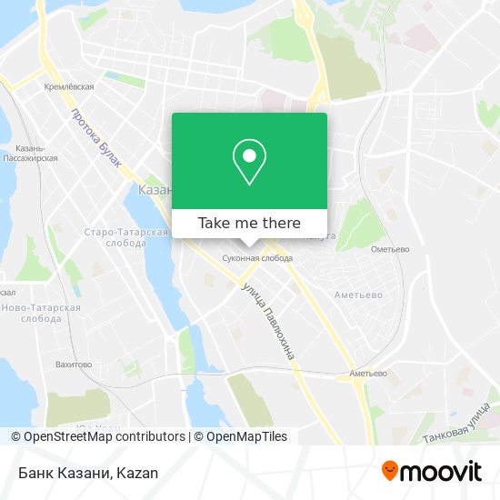 Банк Казани map