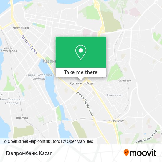 Газпромбанк map