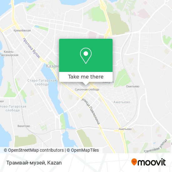 Трамвай-музей map