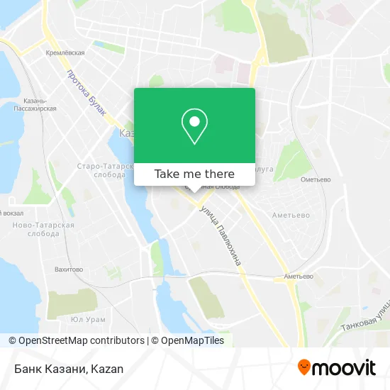 Банк Казани map