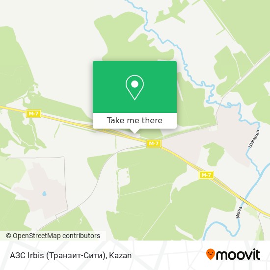 АЗС Irbis (Транзит-Сити) map