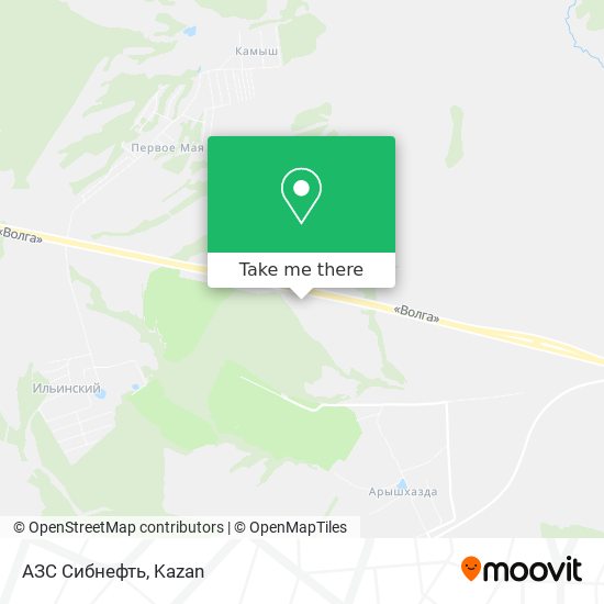 АЗС Сибнефть map