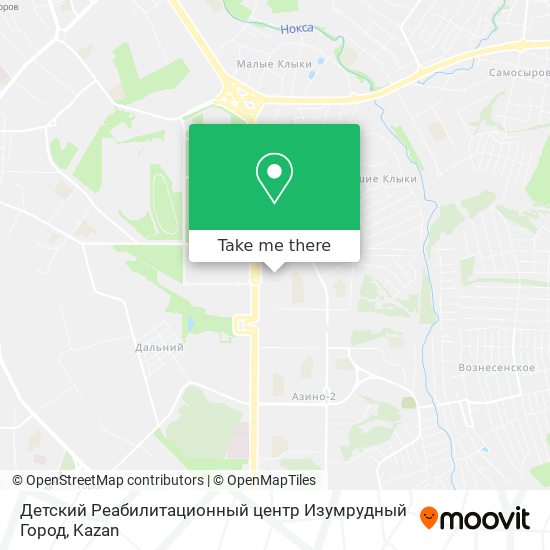 Детский Реабилитационный центр Изумрудный Город map