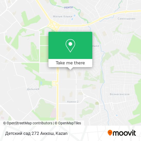 Детский сад 272 Аккош map