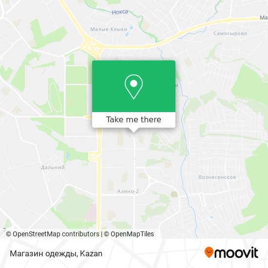 Магазин одежды map