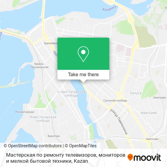 Мастерская по ремонту телевизоров, мониторов и мелкой бытовой техники map