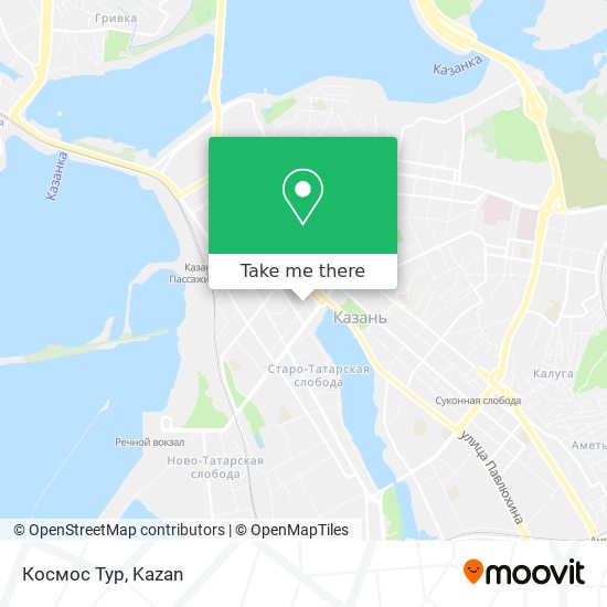 Космос Тур map