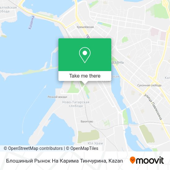 Блошиный Рынок На Карима Тинчурина map