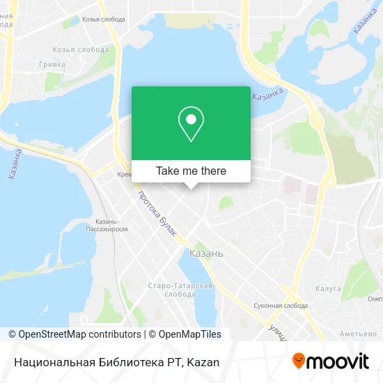 Национальная Библиотека РТ map
