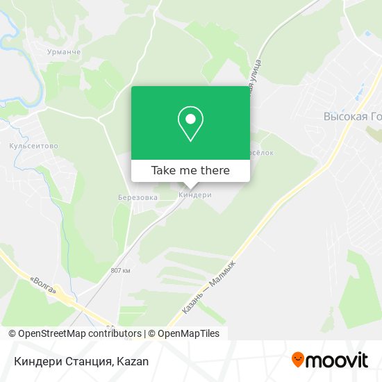 Киндери Станция map