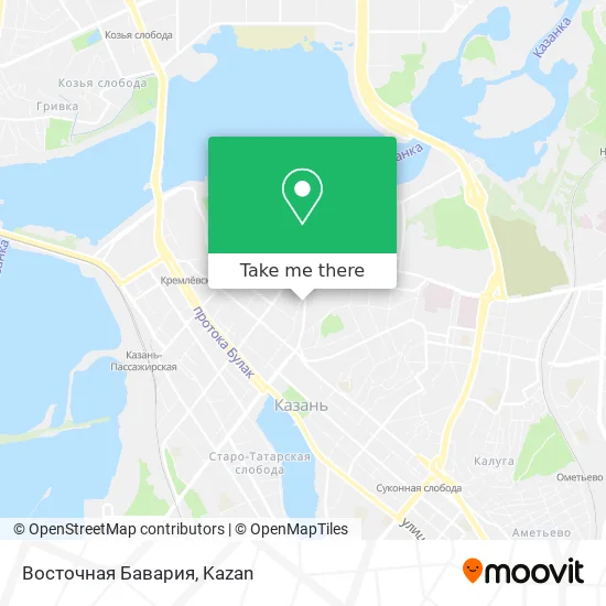 Восточная Бавария map