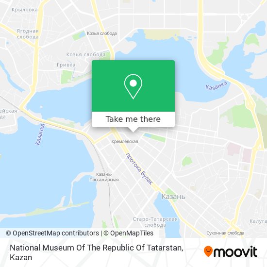 National Museum Of The Republic Of Tatarstan map