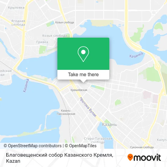 Благовещенский собор Казанского Кремля map