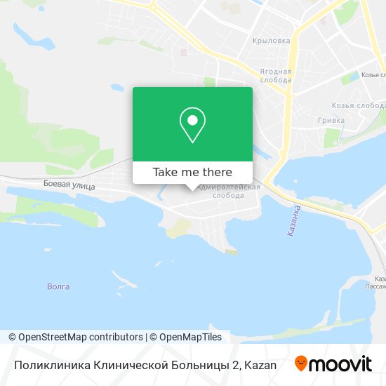 Поликлиника Клинической Больницы 2 map