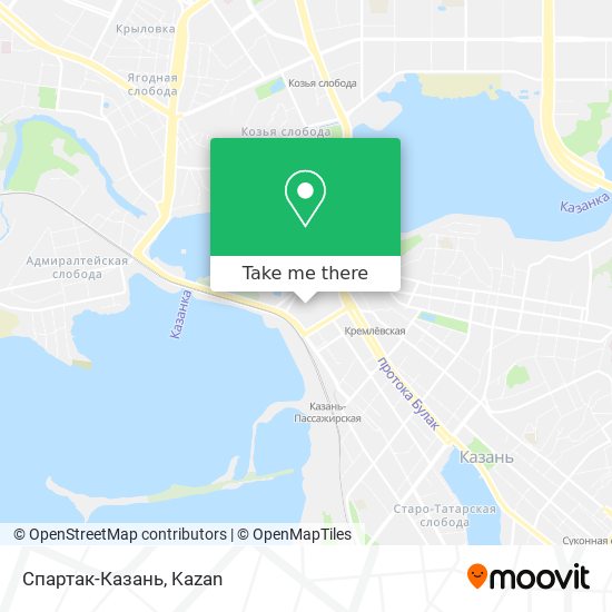 Спартак-Казань map