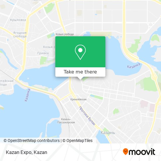 Kazan Expo map