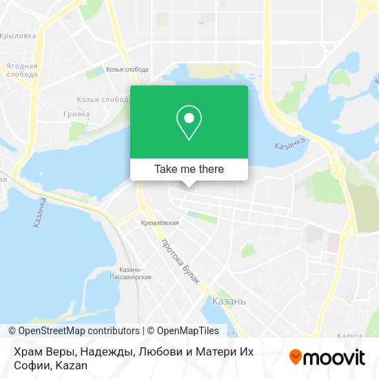 Храм Веры, Надежды, Любови и Матери Их Софии map