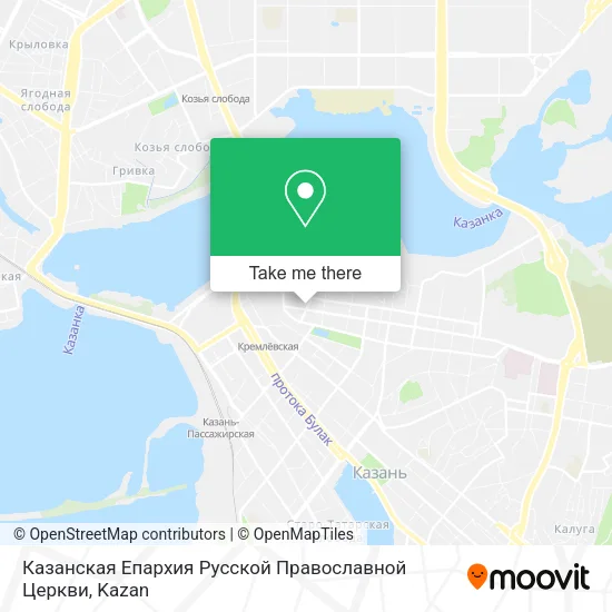 Казанская Епархия Русской Православной Церкви map
