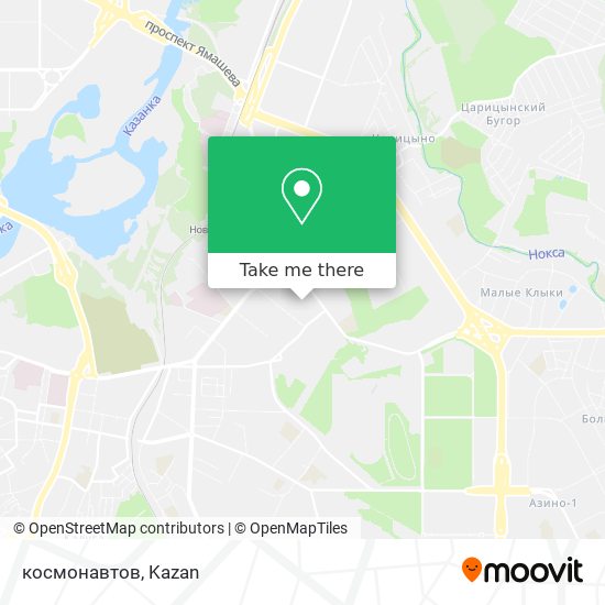 космонавтов map