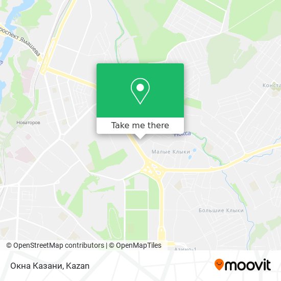 Окна Казани map