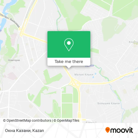 Окна Казани map