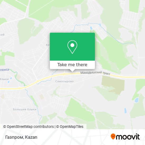 Газпром map