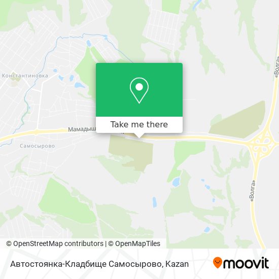 Автостоянка-Кладбище Самосырово map
