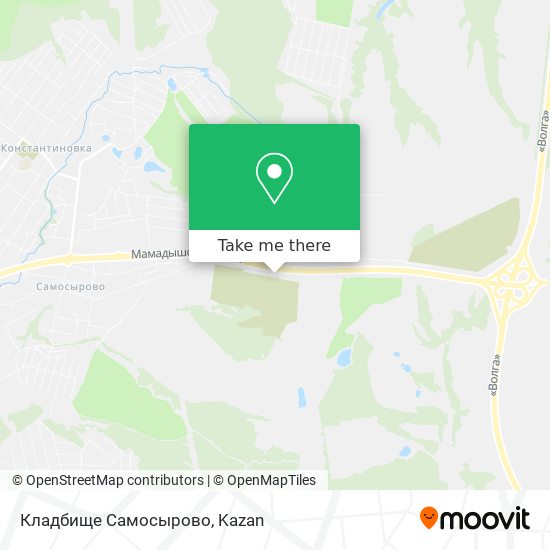 Кладбище Самосырово map