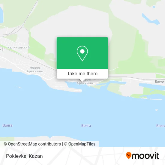 Poklevka map