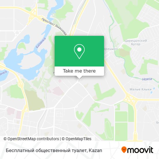 Бесплатный общественный туалет map