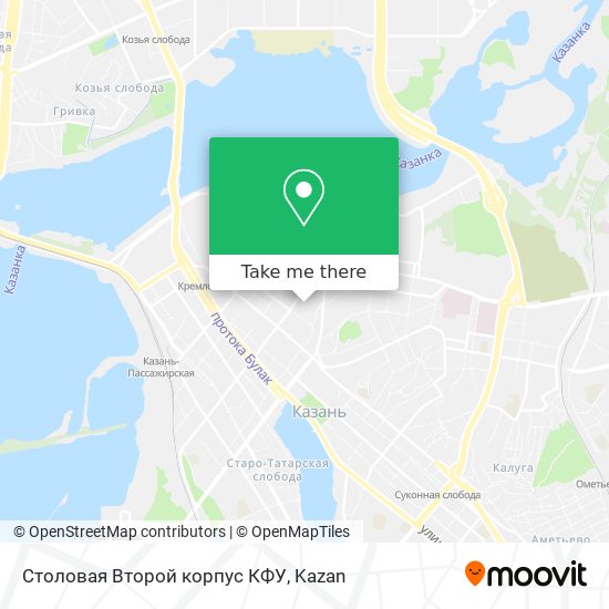 Столовая Второй корпус КФУ map