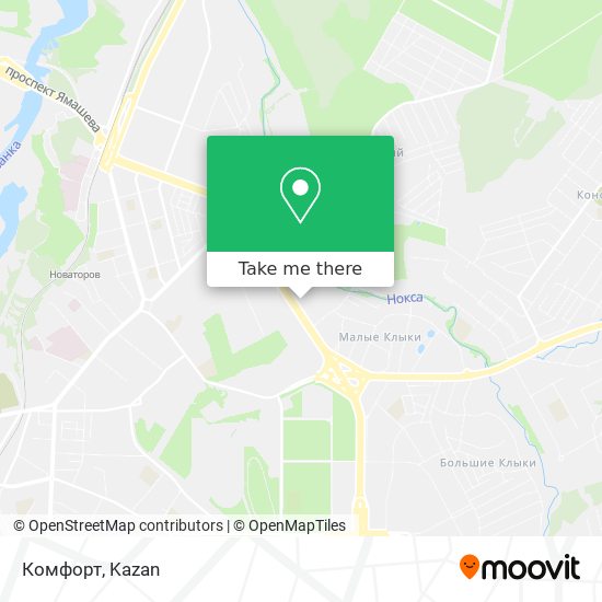 Комфорт map