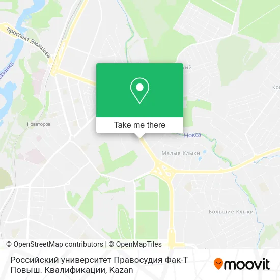 Российский университет Правосудия Фак-Т Повыш. Квалификации map