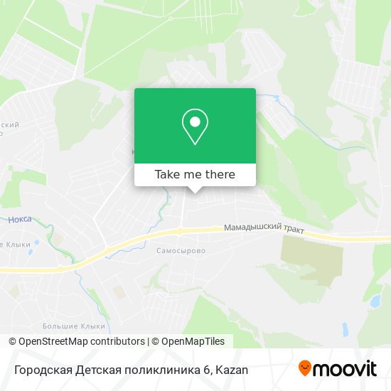 Городская Детская поликлиника 6 map