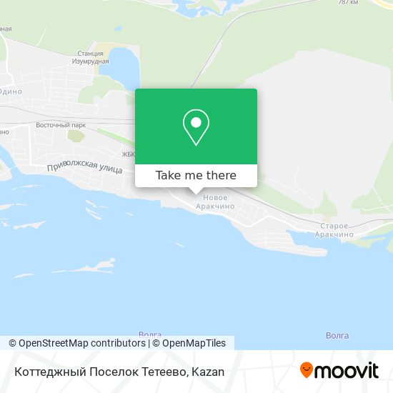 Коттеджный Поселок Тетеево map