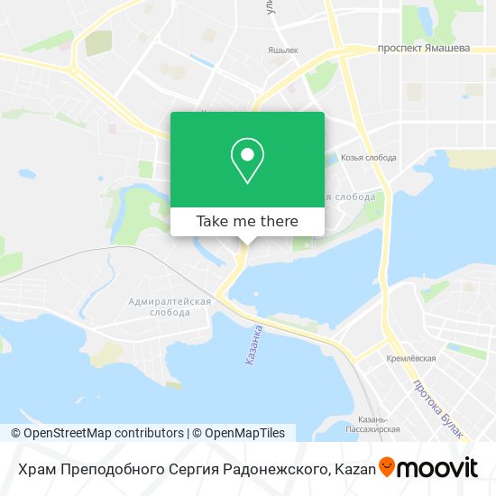 Храм Преподобного Сергия Радонежского map