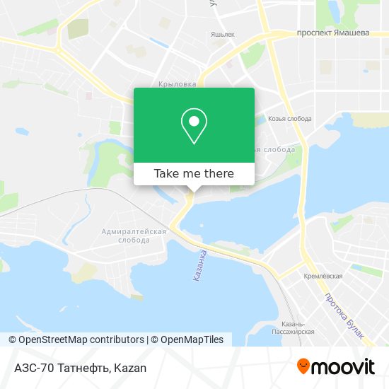 АЗС-70 Татнефть map
