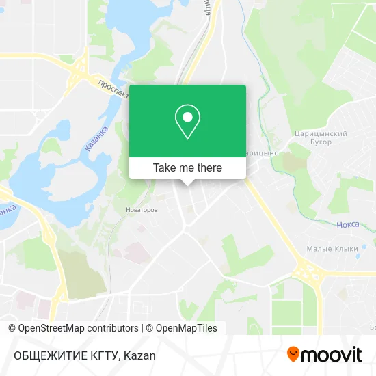 ОБЩЕЖИТИЕ КГТУ map